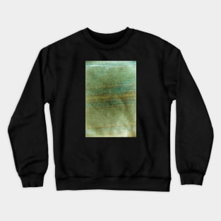 Green Retro Canvas Texture Crewneck Sweatshirt